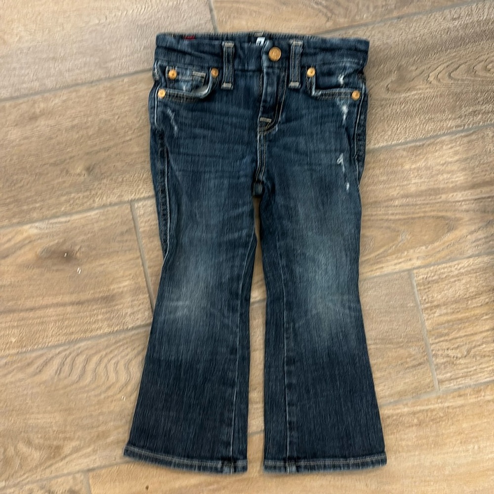 7 FOR ALL MANKIND, A pocket jeans for toddlers. Size 3T